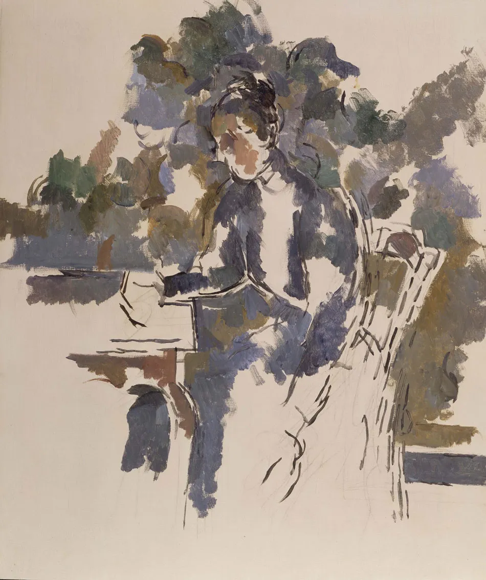 Portrait of a Woman by Cézanne from 1902-1906